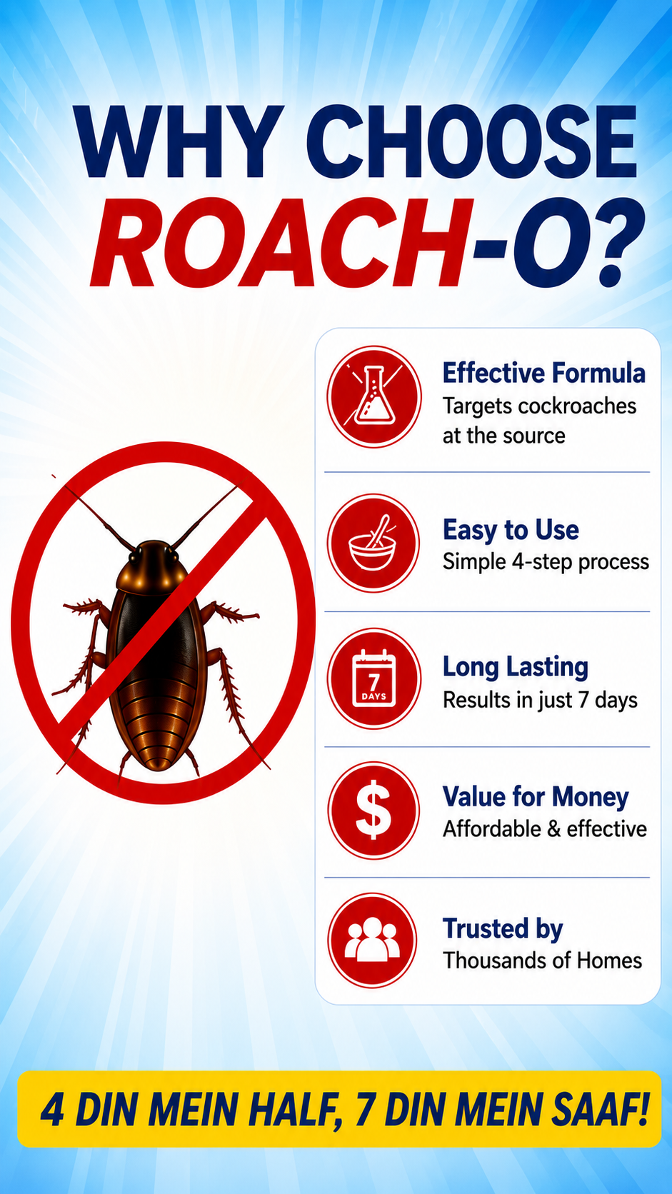Why people switch to Roach-O